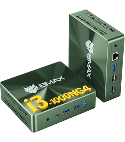 BMAX Mini Pc i7-1060NG7 16GB LPDDR4 1TB NVME SSD NVME_2280 x2 HDMI